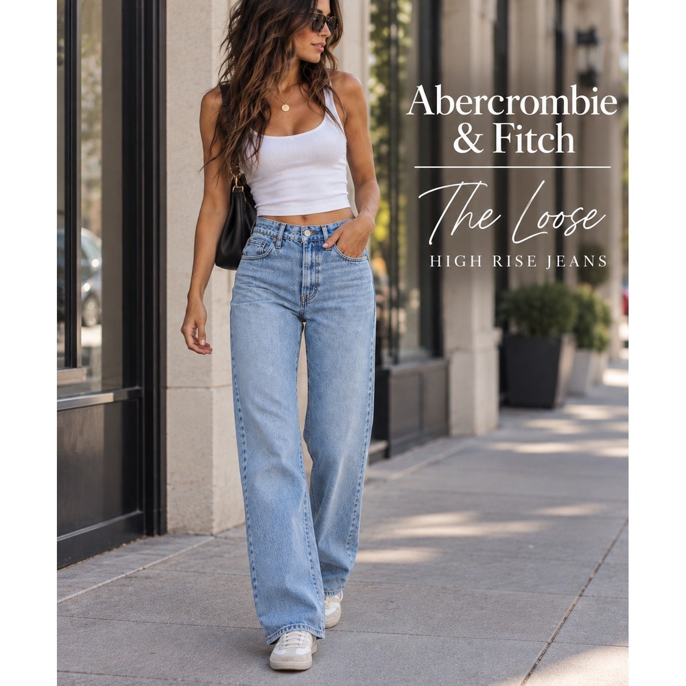Abercrombie & Fitch The Loose High Rise Jeans | 27